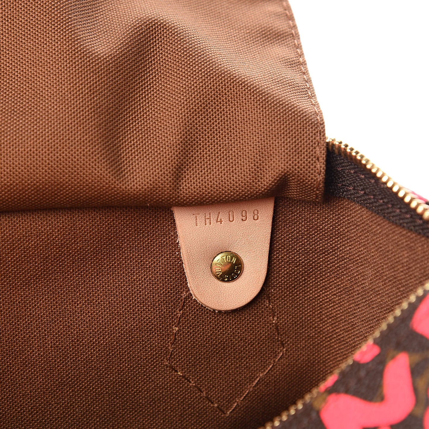 Monogram Graffiti Speedy 30 Fuchsia
