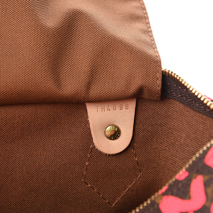 Louis Vuitton Monogram Graffiti Speedy 30 Fuchsia 7 of 10