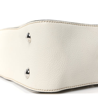 Prada Vitello Daino Grommet Chain Satchel Bag White 10 of 10