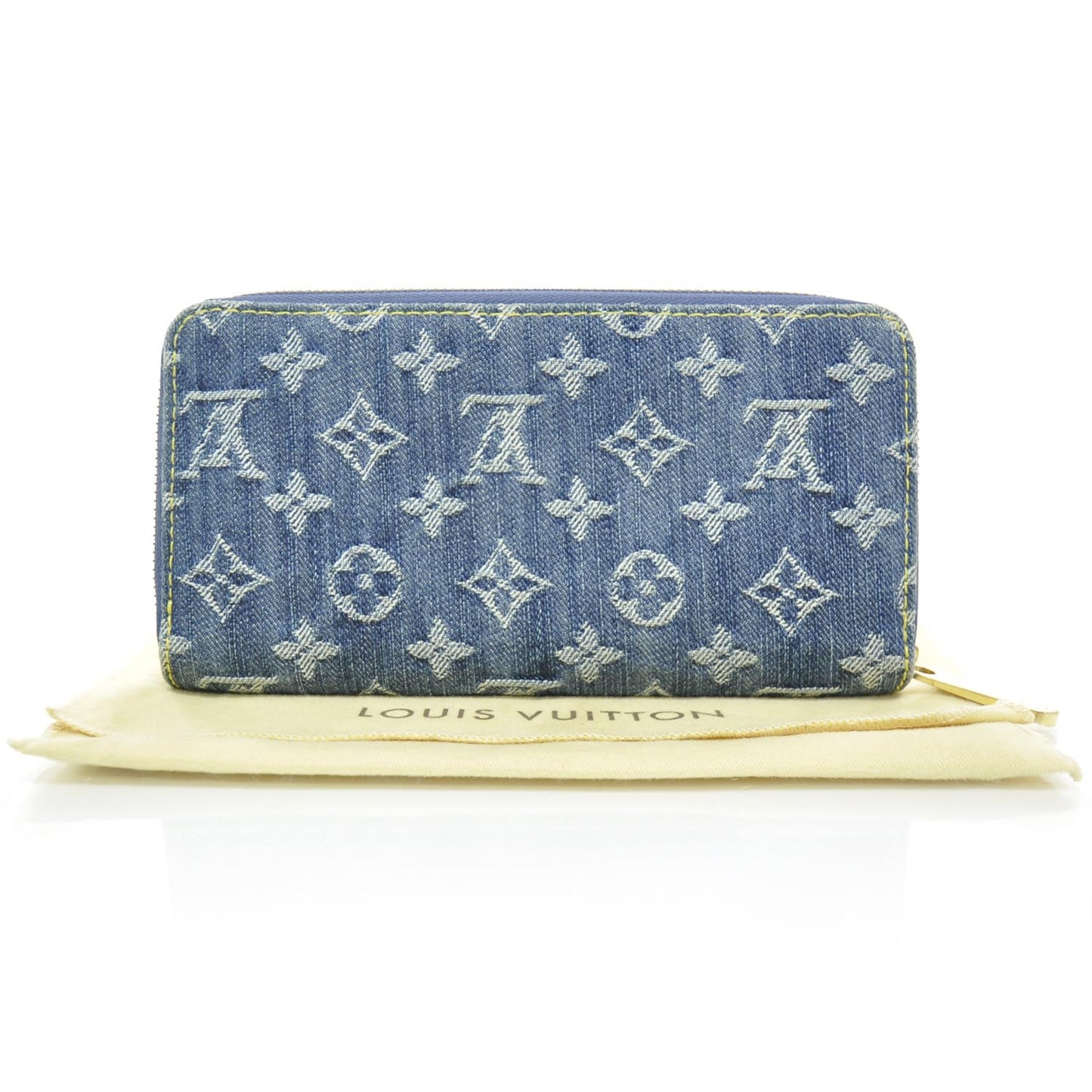 Denim Zippy Wallet