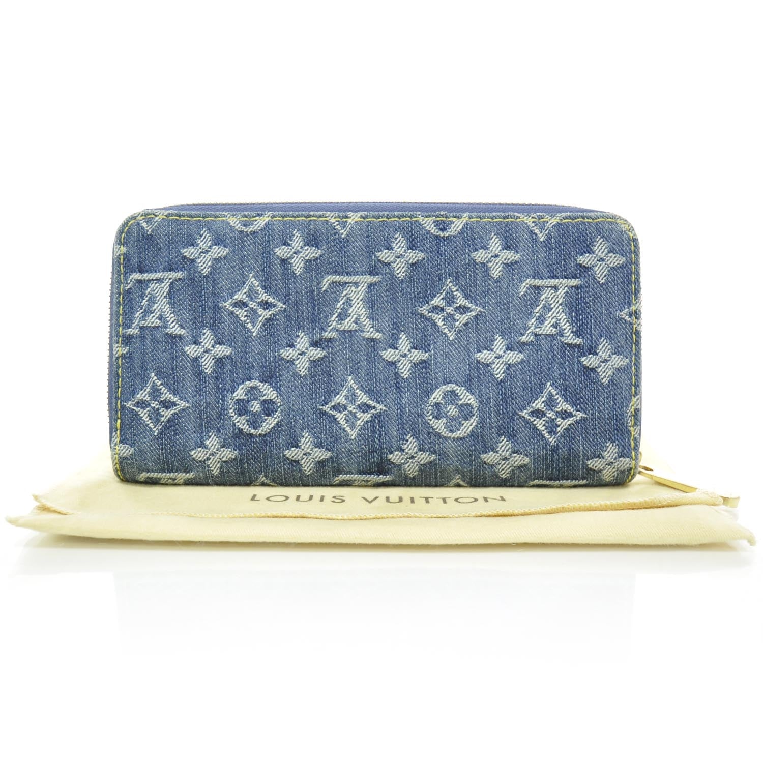 Louis Vuitton Denim Zippy Wallet 2 of 7