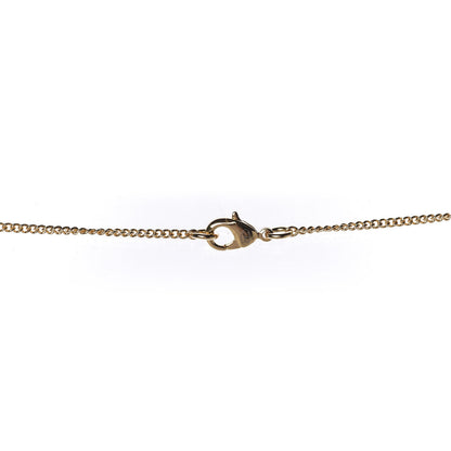 Chanel Metal CC Paris Button Necklace Gold 5 of 6