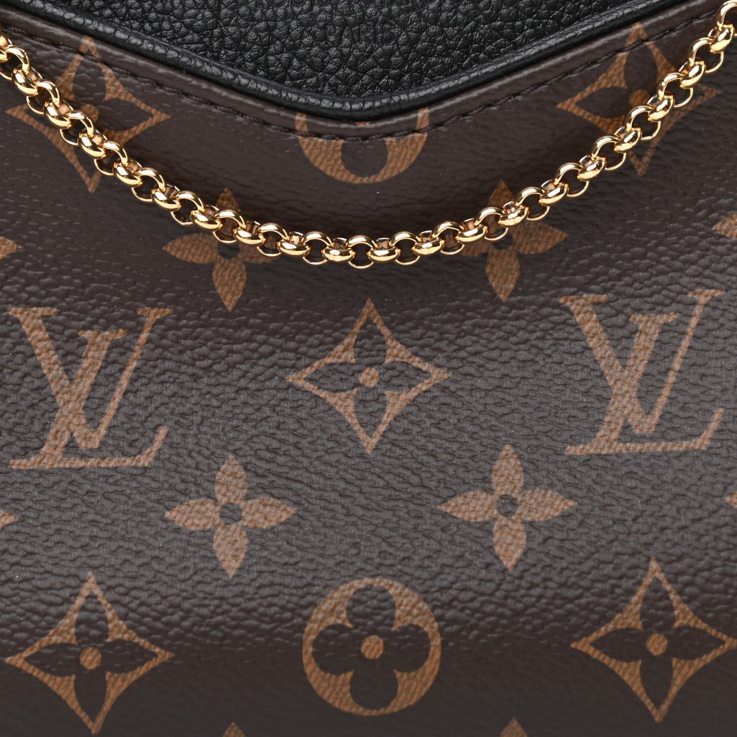 Monogram Pallas Clutch Black
