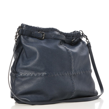 Bottega Veneta Washed Cervo Deerskin Bering Hobo Denim 4 of 9