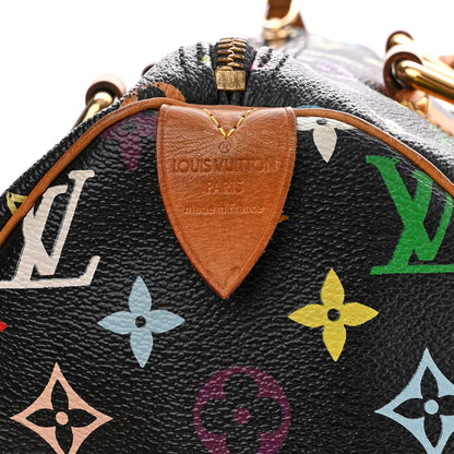 Louis Vuitton Monogram Multicolor Speedy 30 Black 6 of 17