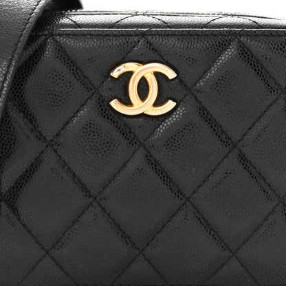 Chanel Caviar Quilted Twist Your Buttons Clutch With Chain Black 8 of 11