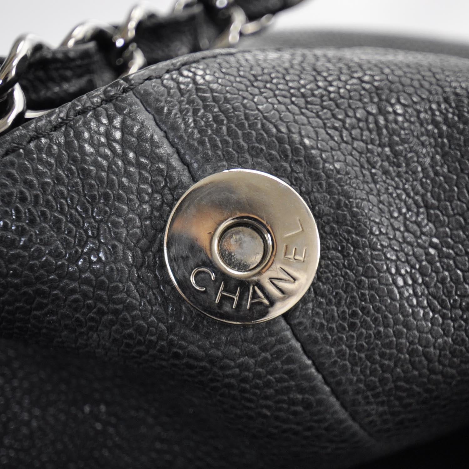Chanel Caviar XL Coco Cabas Black 9 of 10