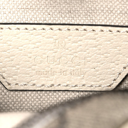 Gucci GG Supreme Monogram Web Mini Ophidia Double Zip Messenger Bag Beige Ebony Mystic White 6 of 10