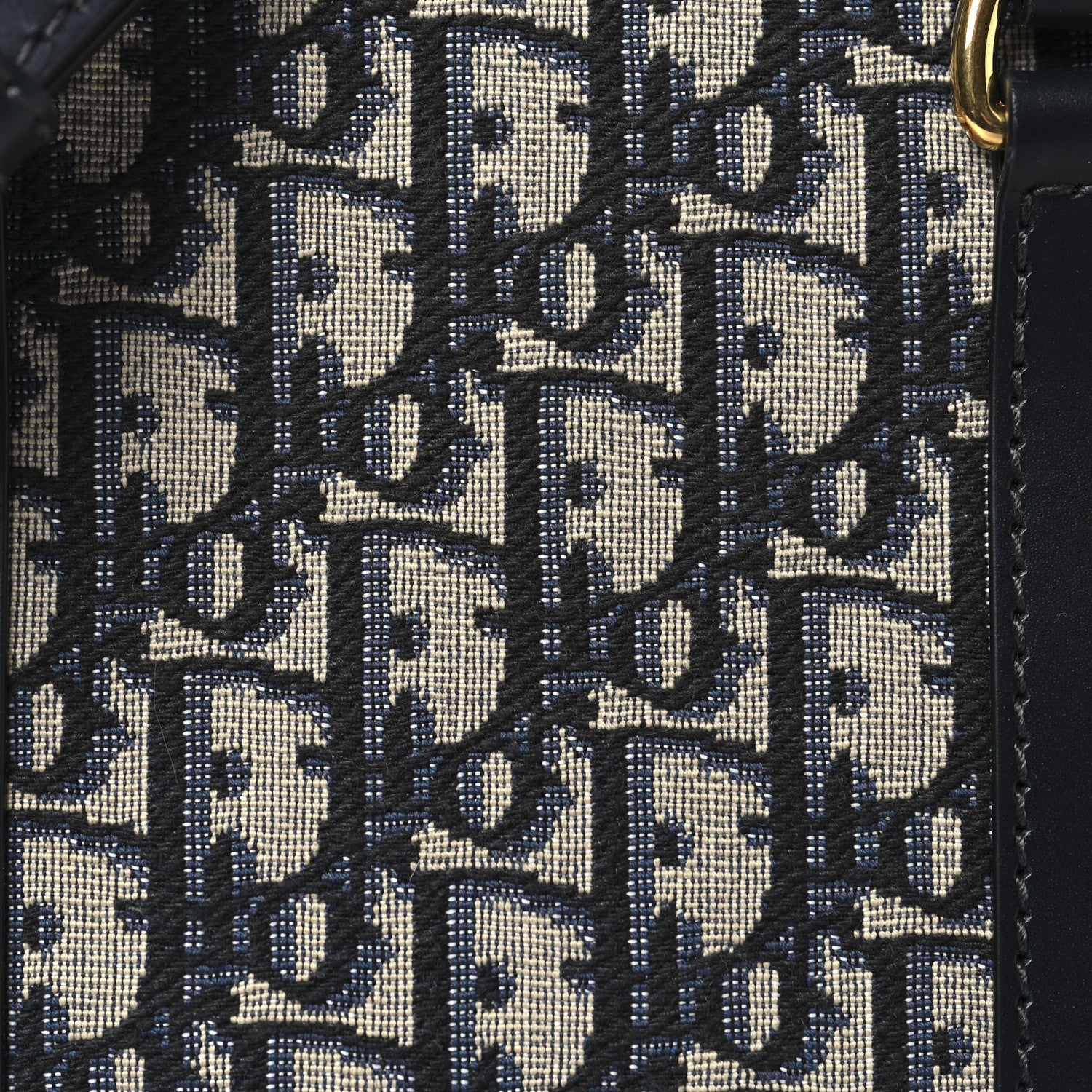 Christian Dior Oblique Medium D-Vibe Bowling Bag Blue 8 of 10