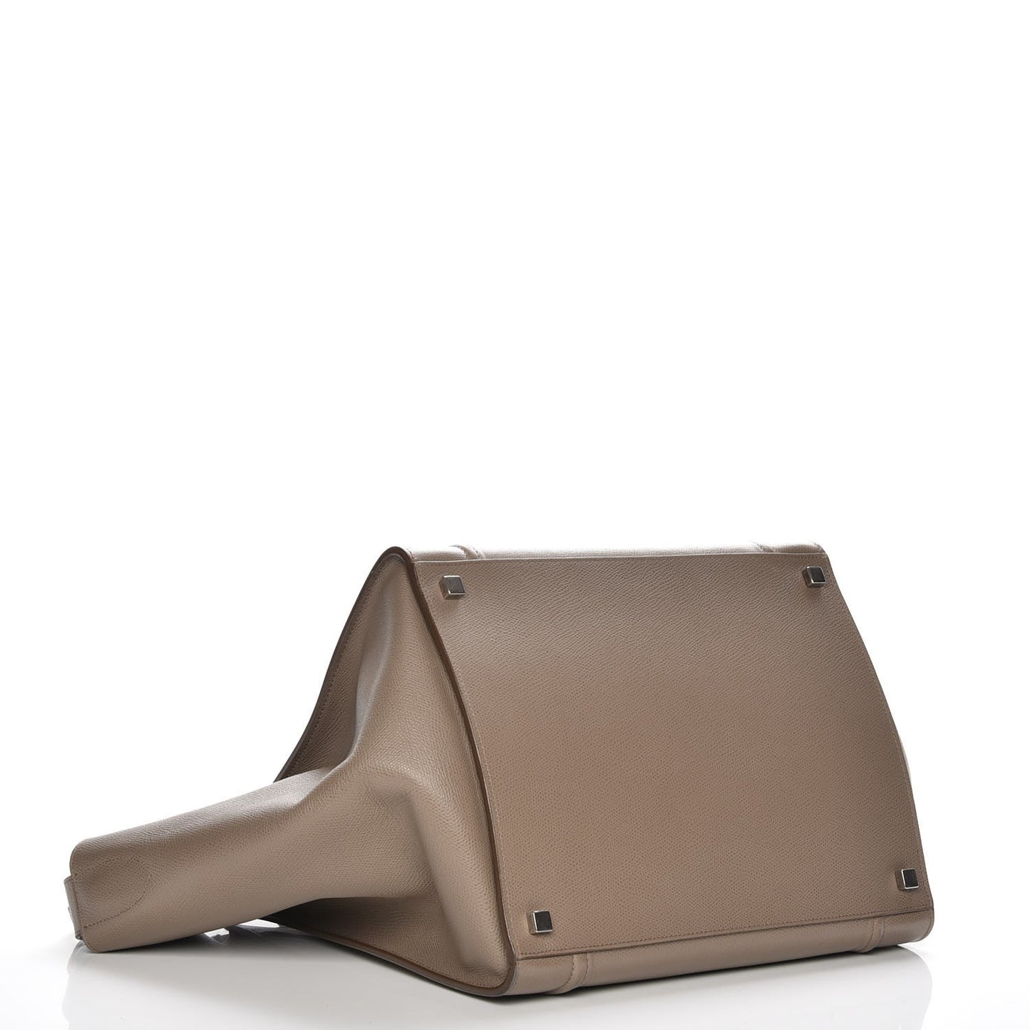 Grained Calfskin Medium Phantom Luggage Taupe