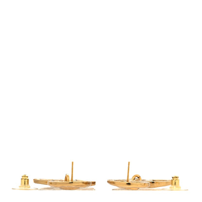 Chanel Metal CC Swirl Dangle Earrings Gold 3 of 5