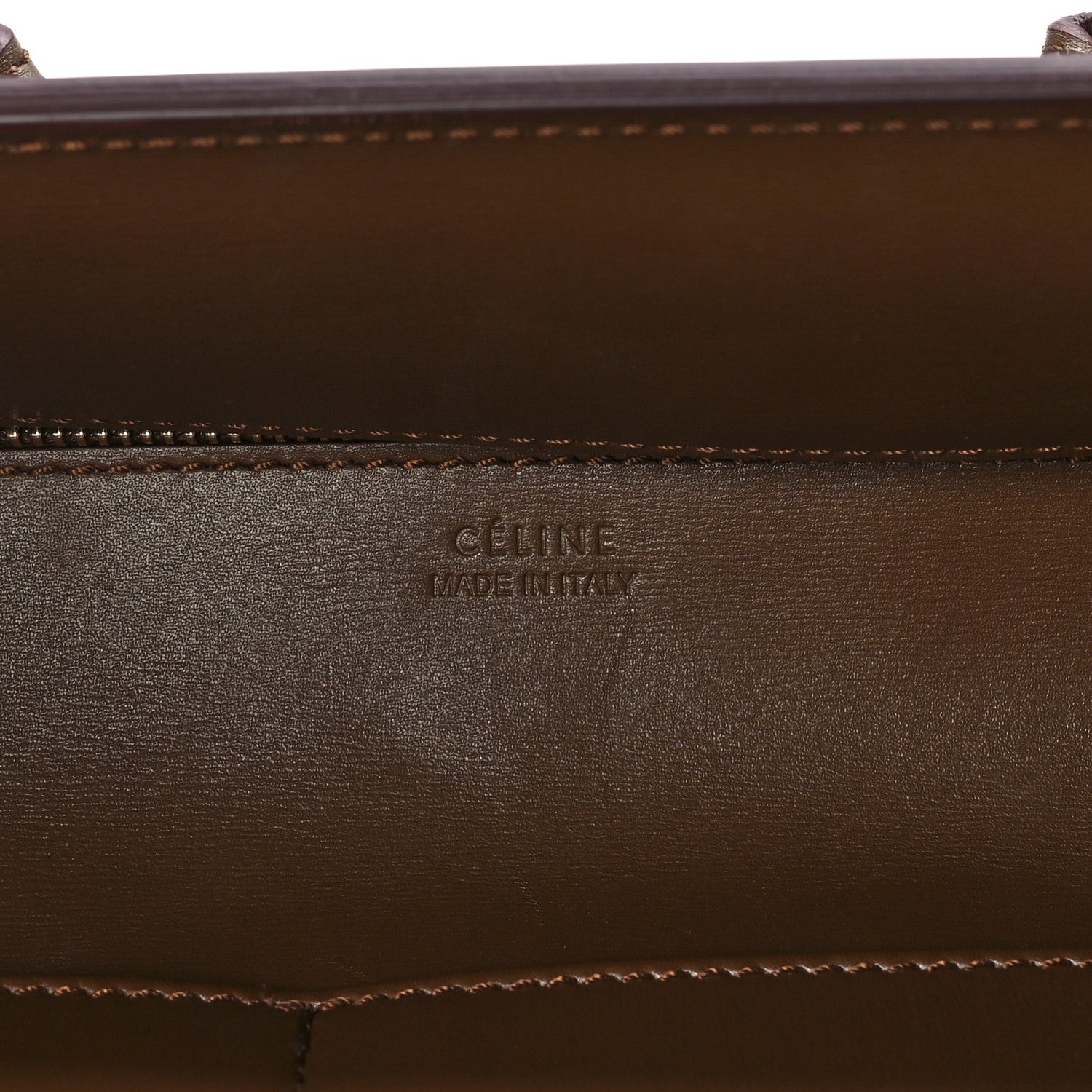 Celine Palmelato Calfskin Mini Tie Knot Tote Camel 6 of 13