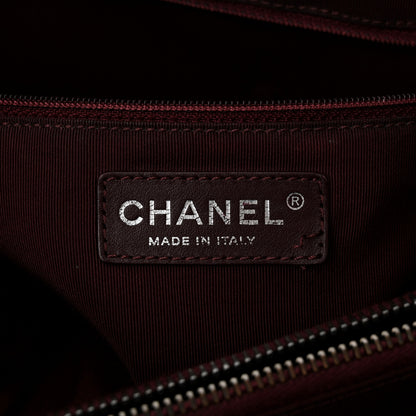Chanel Glazed Calfskin Quilted Daily Walk Tote Navy 6 of 13
