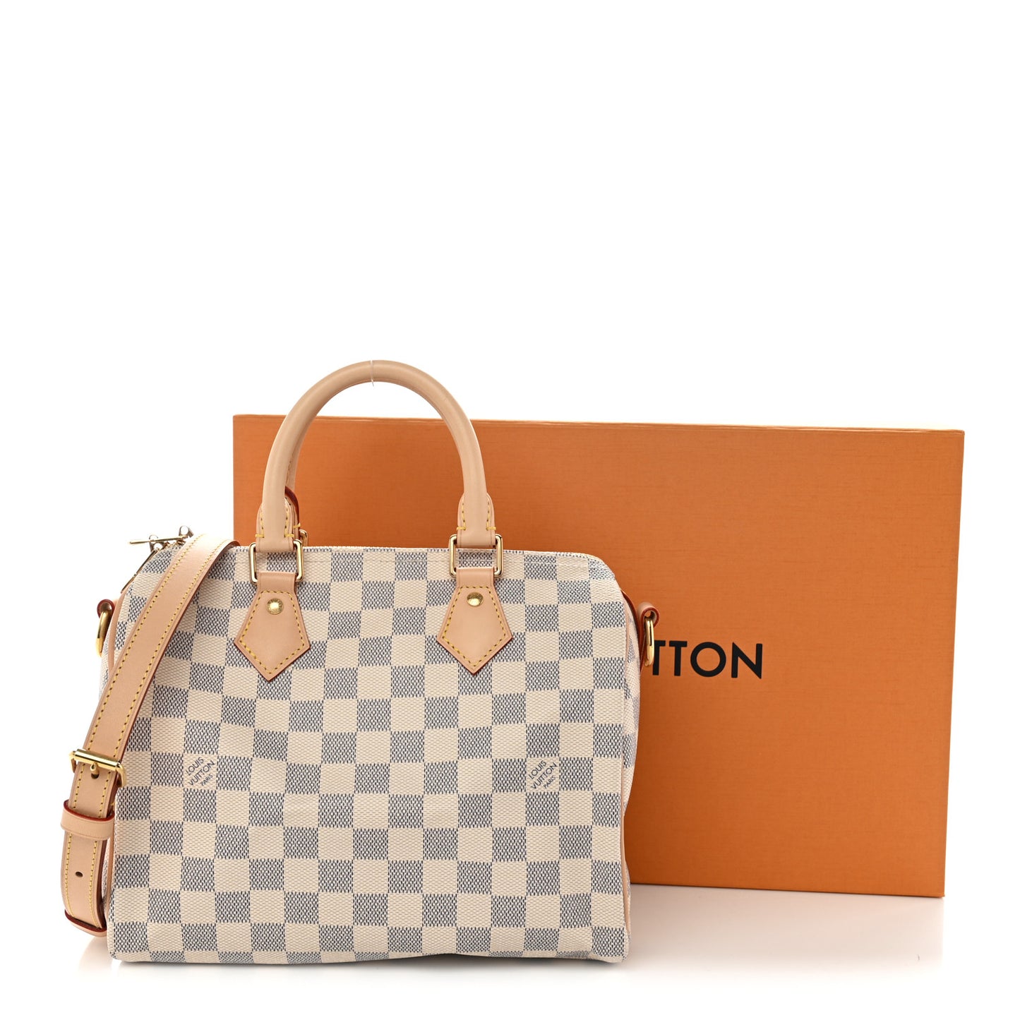 Damier Azur Speedy Bandouliere 25
