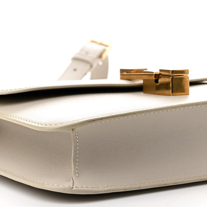 Saint Laurent Smooth Calfskin Carre Satchel Crema Soft 8 of 19