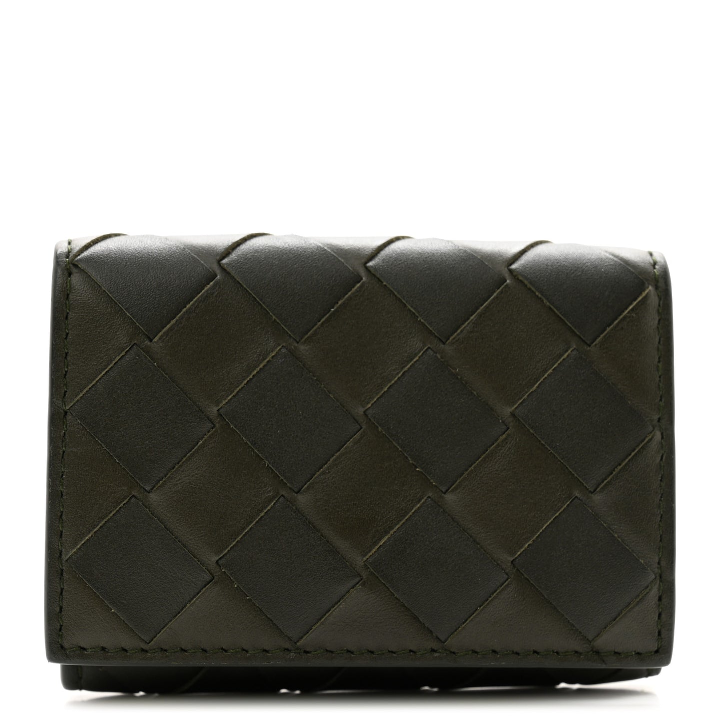 Nappa Intrecciato Trifold Wallet Camping
