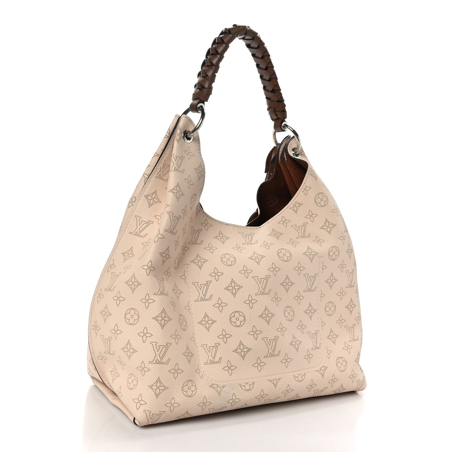 Louis Vuitton Mahina Carmel Hobo Creme 3 of 8