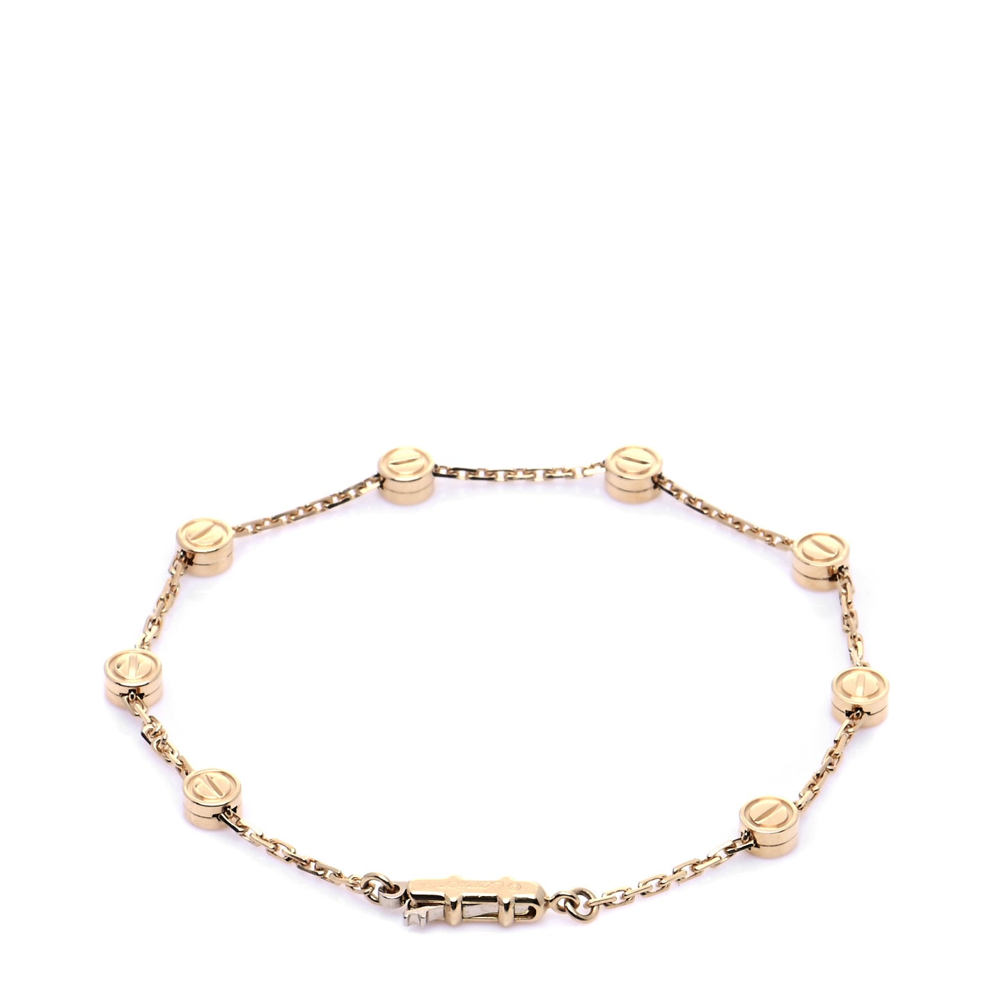 18K Yellow Gold LOVE Station Bracelet