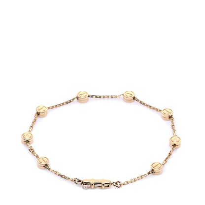 Cartier 18K Yellow Gold LOVE Station Bracelet 3 of 10