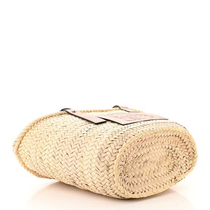 Loewe Raffia Basket Tote Bag Natural Tan 4 of 9