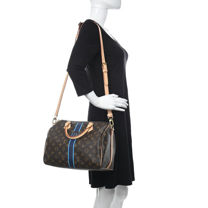 Louis Vuitton Monogram My LV Heritage Speedy Bandouliere 30 Marine Blue Clair 2 of 9
