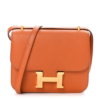 Hermes Chevre Mysore Constance 18 Orange 1 of 13