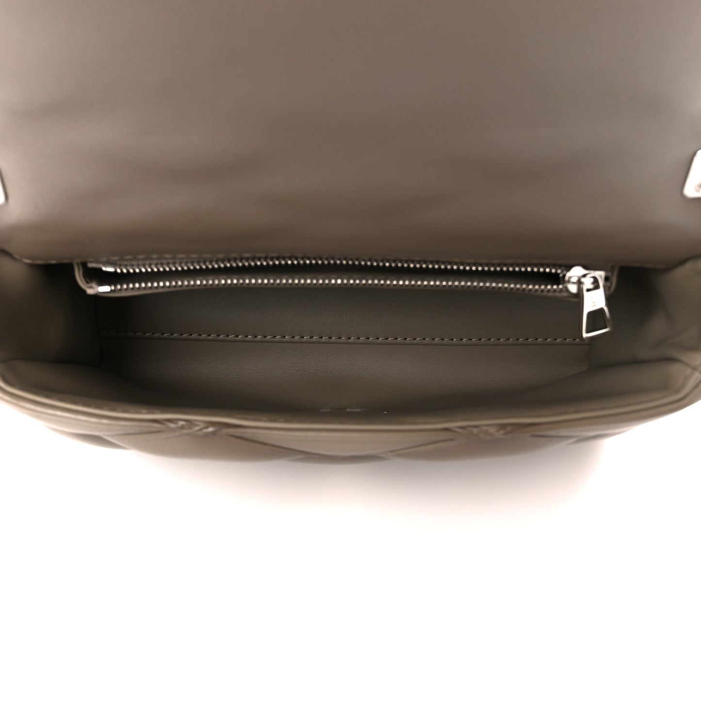Lambskin Malletage Top Handle GO-14 MM Taupe