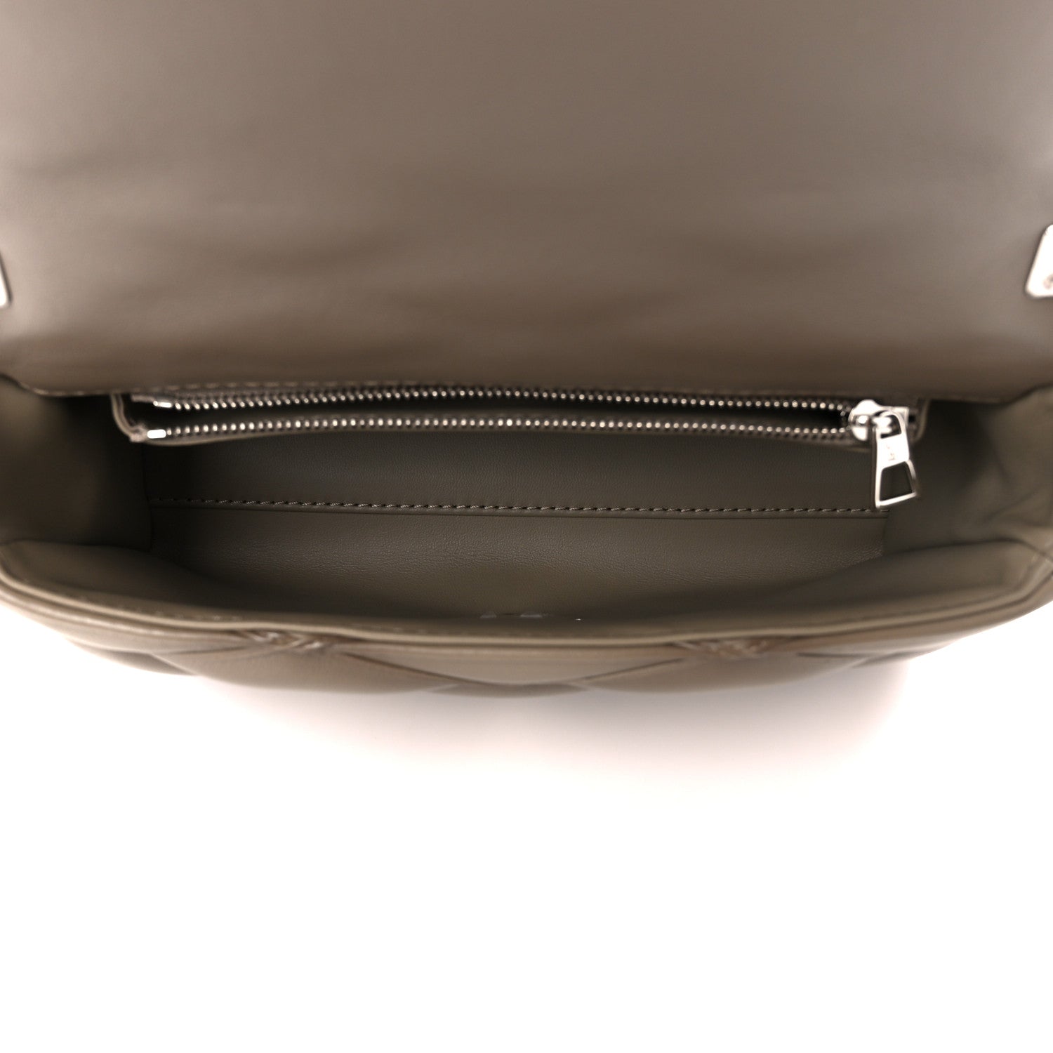 Louis Vuitton Lambskin Malletage Top Handle GO-14 MM Taupe 6 of 14