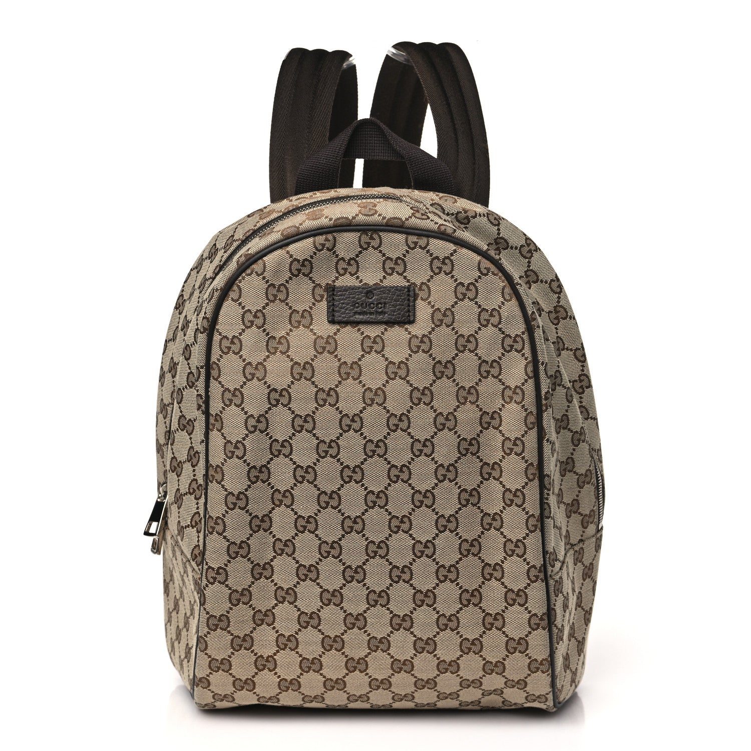 Gucci Monogram Travel Backpack Dark Brown 1 of 10