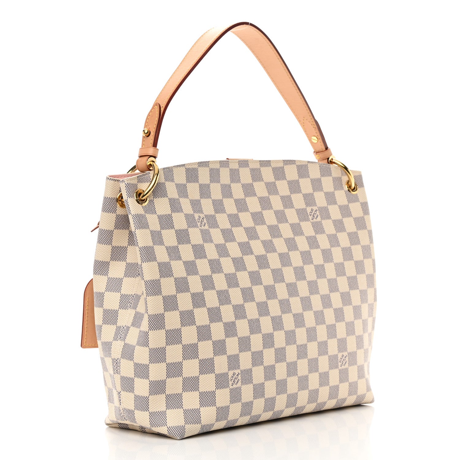 Louis Vuitton Damier Azur Graceful PM Rose Ballerine 3 of 14
