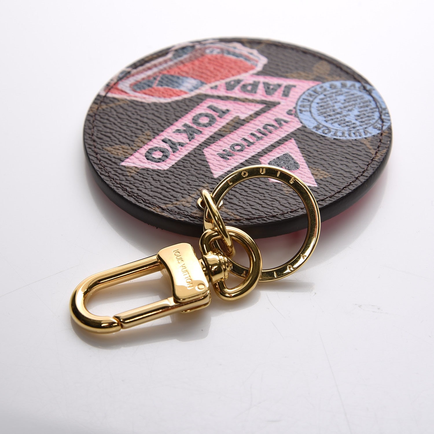 Louis Vuitton Monogram World Tour Bag Charm Key Holder 5 of 5