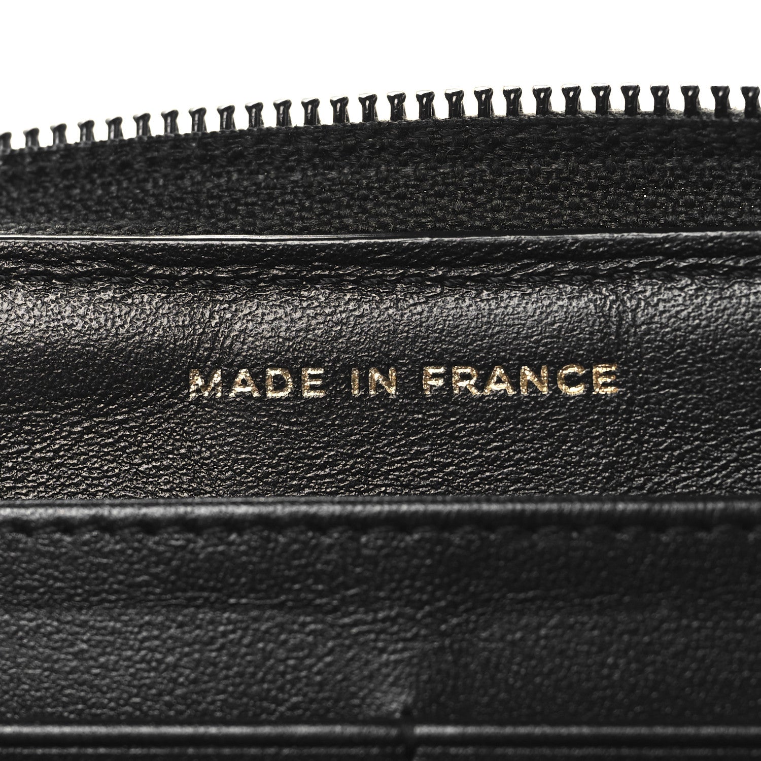 Chanel Caviar Quilted Boy Long Zip Around Wallet Black 7 of 8