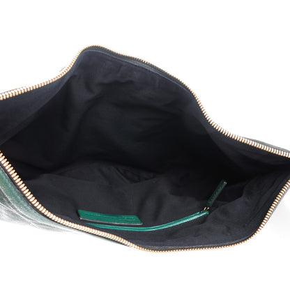Alexander McQueen Calfskin De Manta Clutch Dark Green 5 of 8