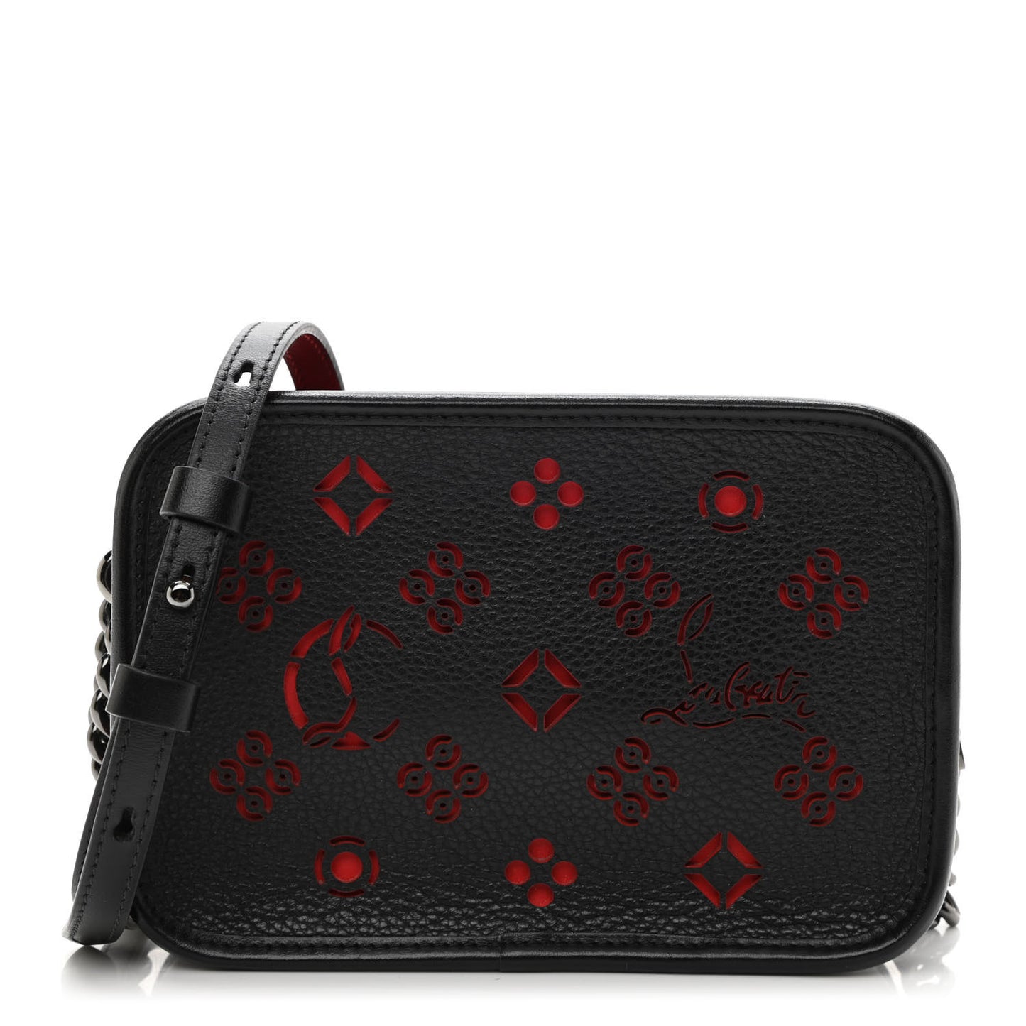 Calfskin Small Radioloubi Black