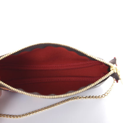 Louis Vuitton Monogram 2020 Christmas Animation Bumper Cars Mini Pochette Accessories Coquelicot 5 of 9