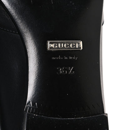 Gucci Calfskin Horsebit Loafers 36.5 Black 8 of 11