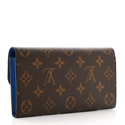 Louis Vuitton Monogram Emilie Wallet Blue 3 of 6