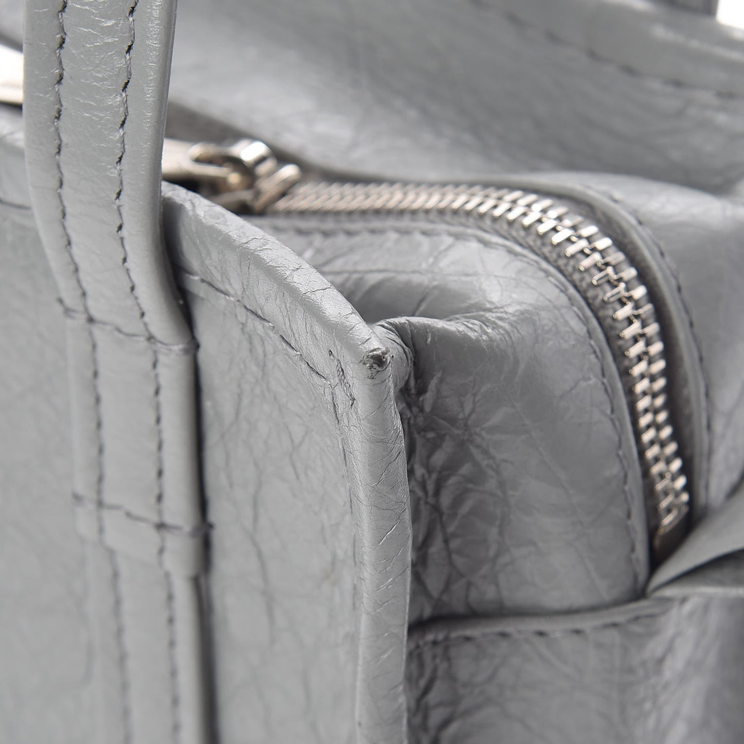 Agneau XXS Bazar Shopper Tote Gris Haussmannien