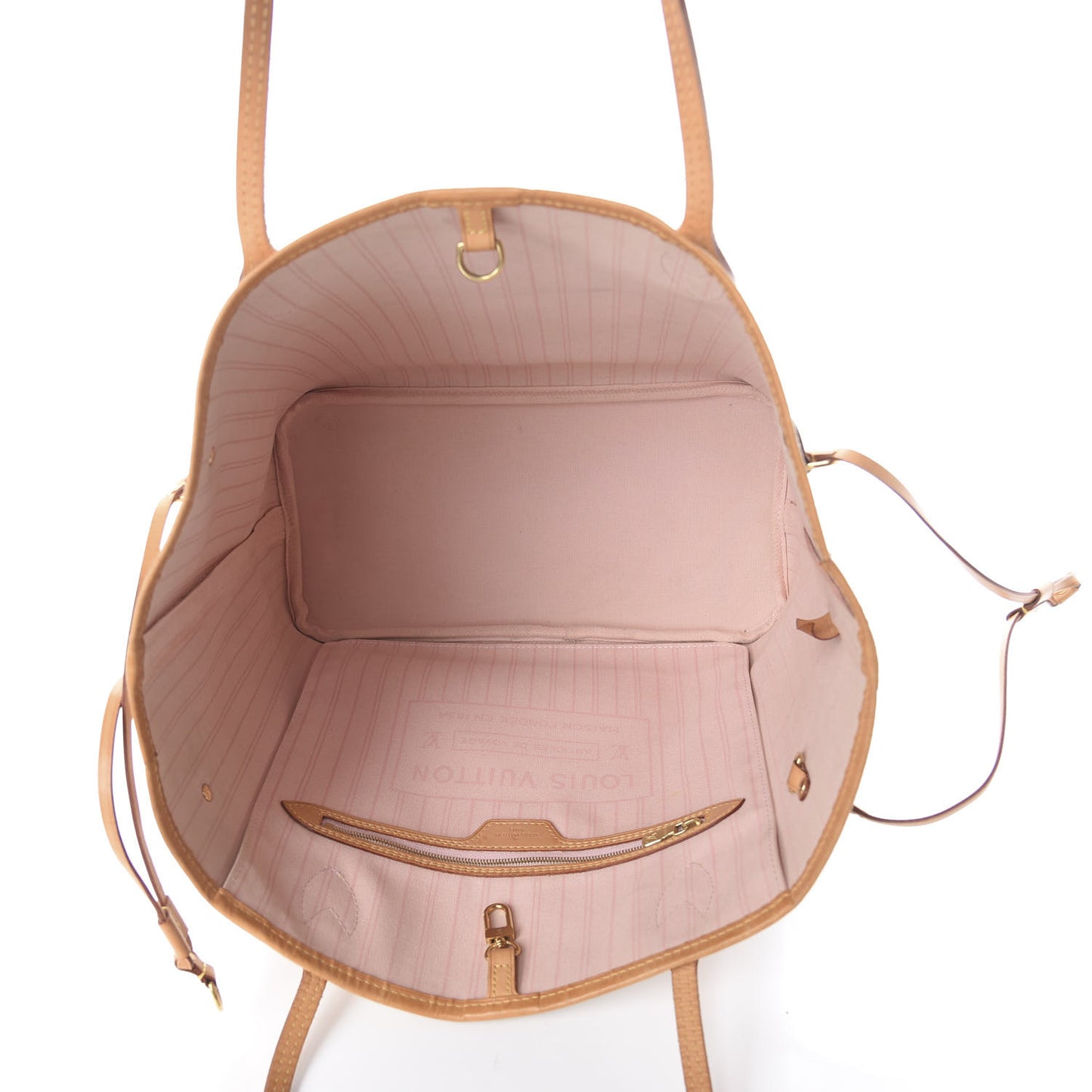 Damier Azur Neo Neverfull MM Rose Ballerine