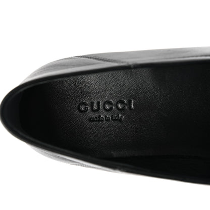 Gucci Lambskin Womens Brixton Horsebit Loafers 37 Black 7 of 8