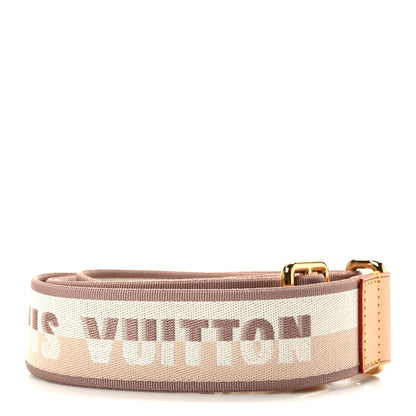 Louis Vuitton Jacquard Speedy Bandouliere 20 Shoulder Strap Beige 2 of 4