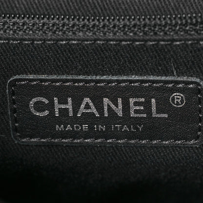 Chanel Perforated Calfskin Large Up In The Air Flap Black 6 of 11