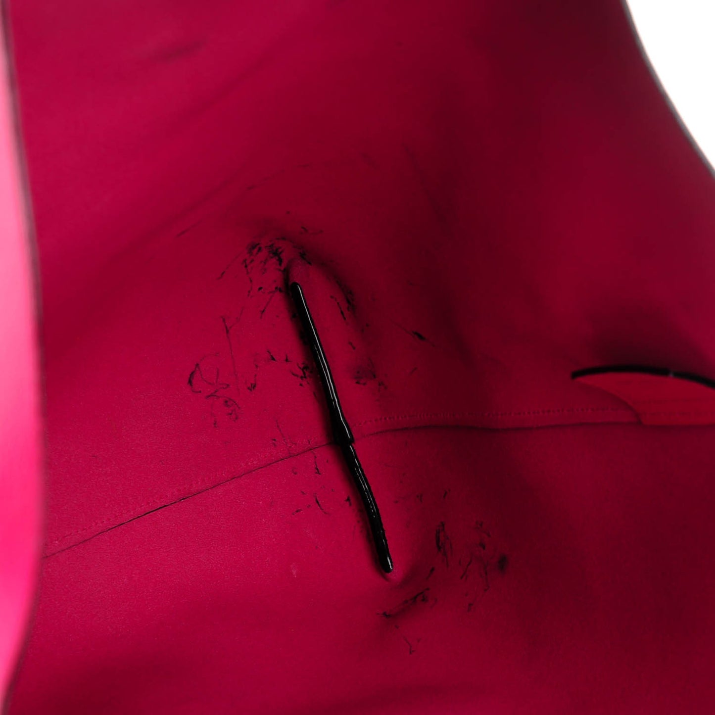 Calfskin Large Shopping Tote Fuchsia