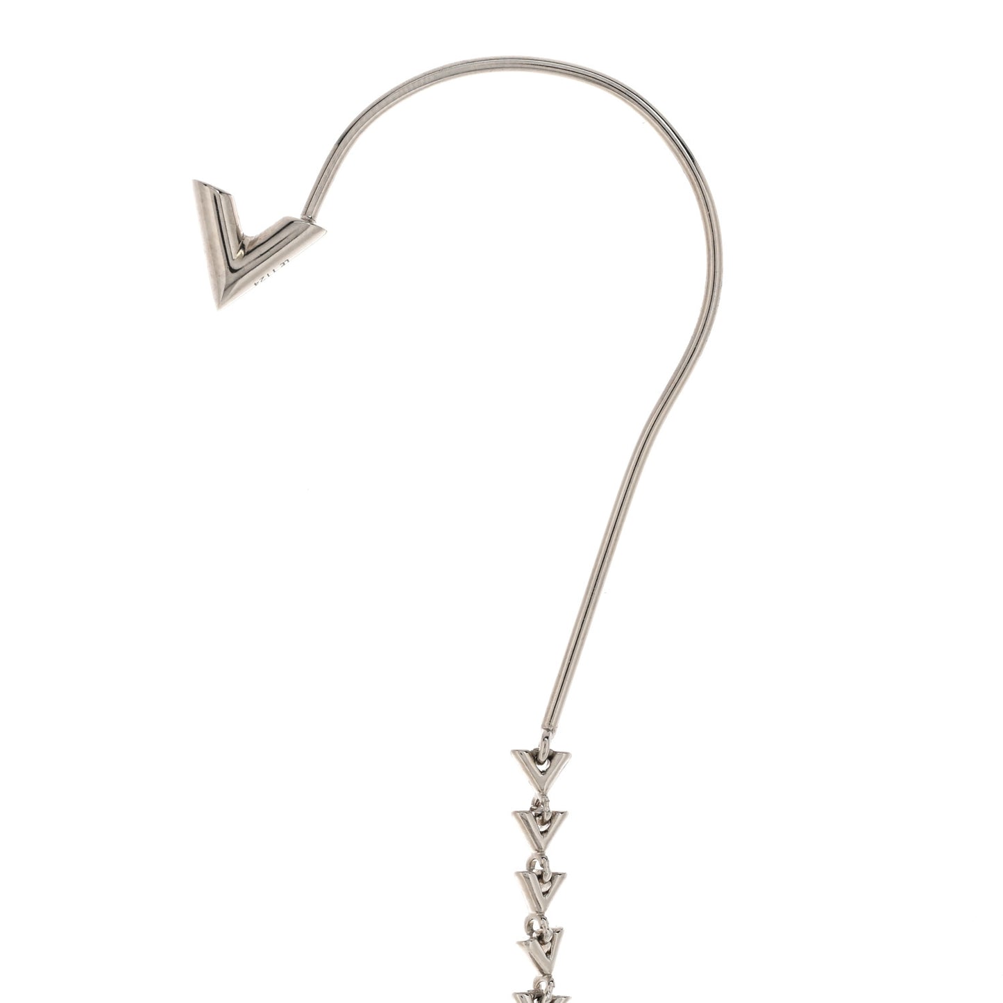 Petit Essential V Chain Ear Cuff Silver
