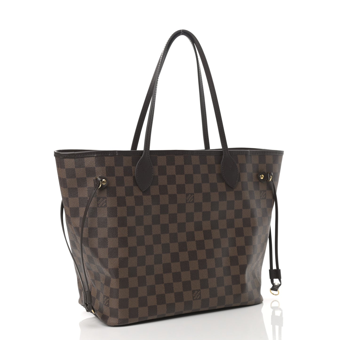 Damier Ebene Neo Neverfull MM Rose Ballerine