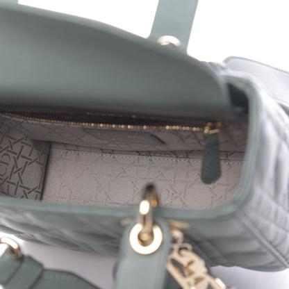 Christian Dior Lambskin Cannage Small My ABCDior Lady Dior Green 4 of 9