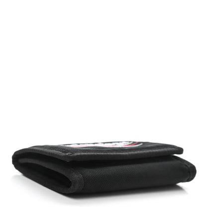 Balenciaga Nylon Logo Explorer Coin Wallet Black 4 of 8