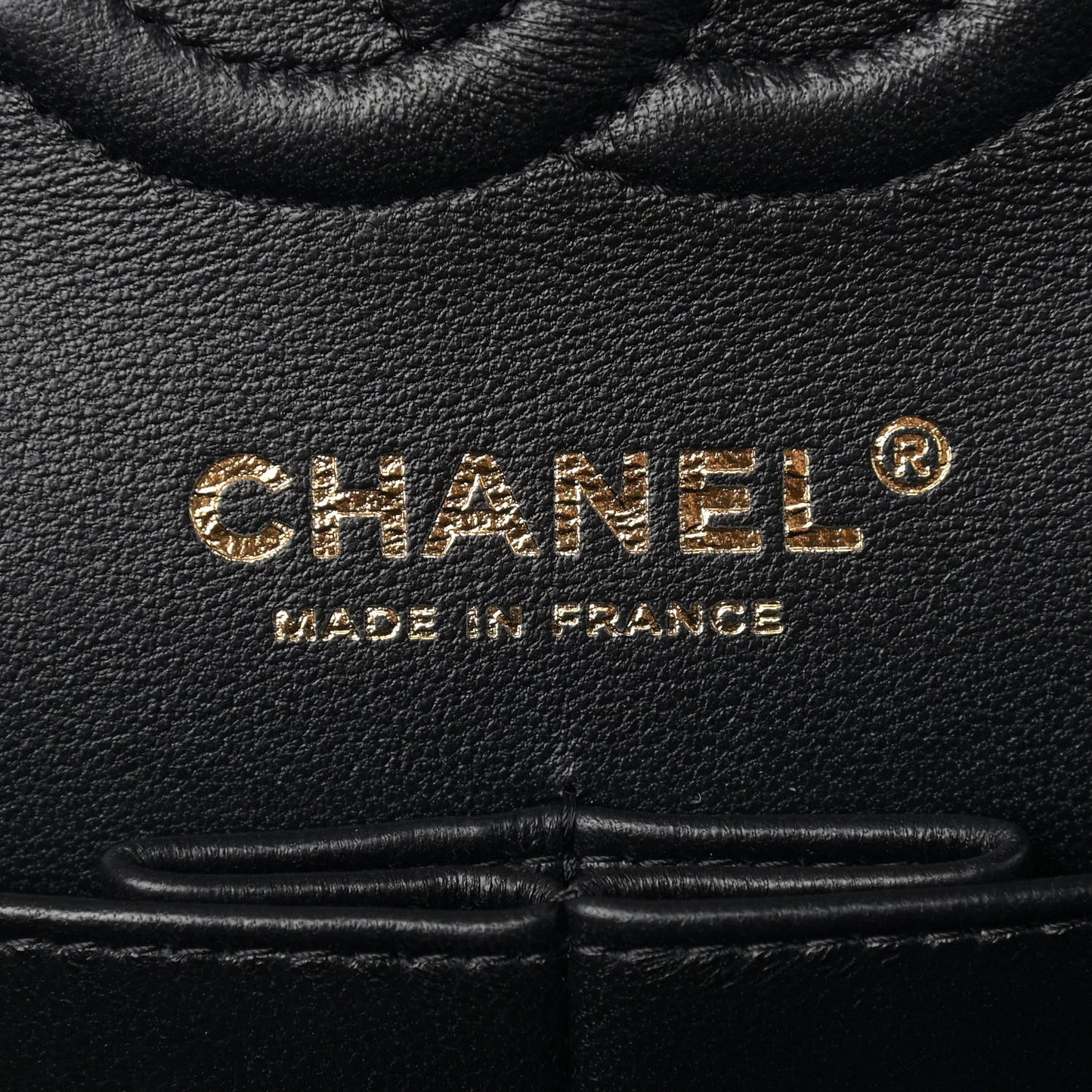 Lambskin Quilted Small Double Flap Black