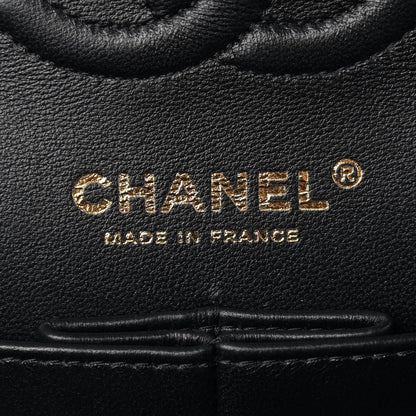 Chanel Lambskin Quilted Small Double Flap Black 6 of 12
