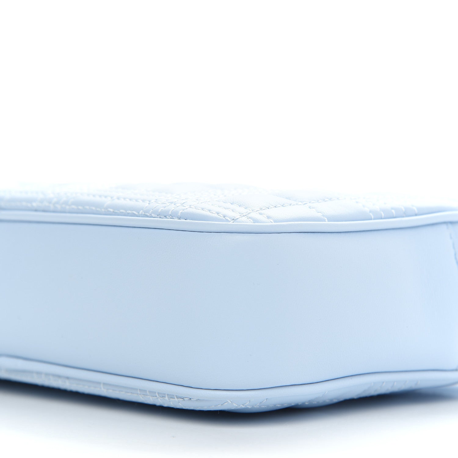 Burberry Lambskin Quilted Camera Bag Pale Blue 6 of 9
